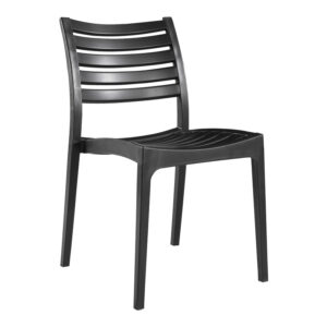 Стол Gerko с UV защита черен pp 57x46x83см