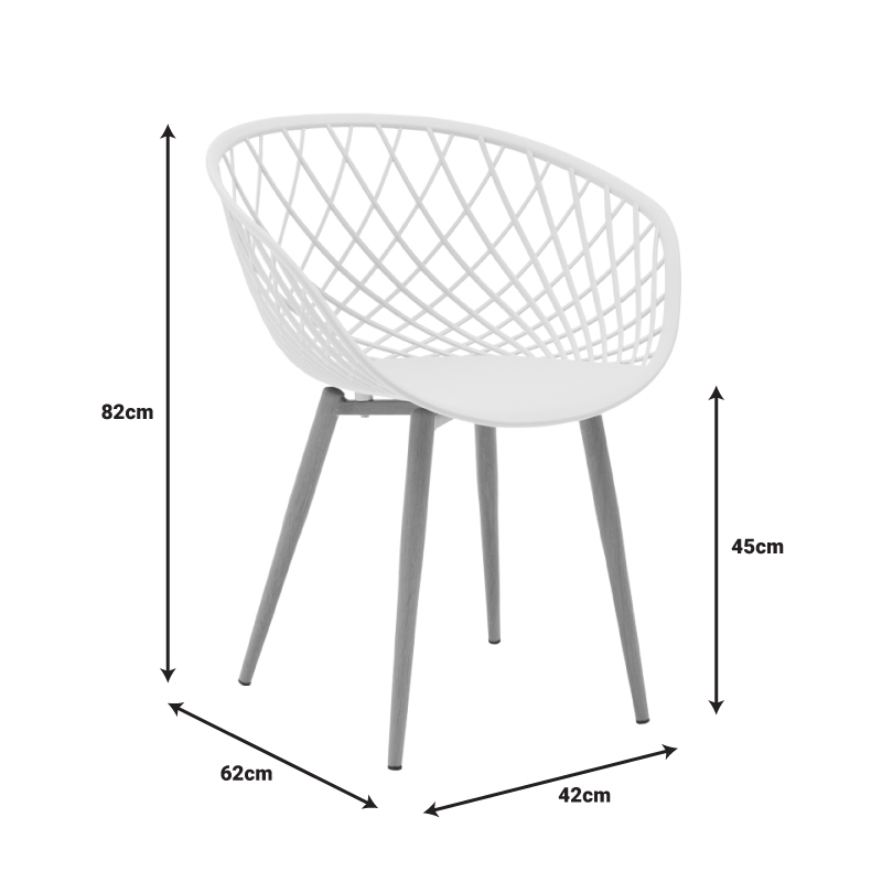 Комплект трапезна маса Ezra-Natali от 5 pp-mdf в черно-натурален цвят 120x80x76см - Image 8