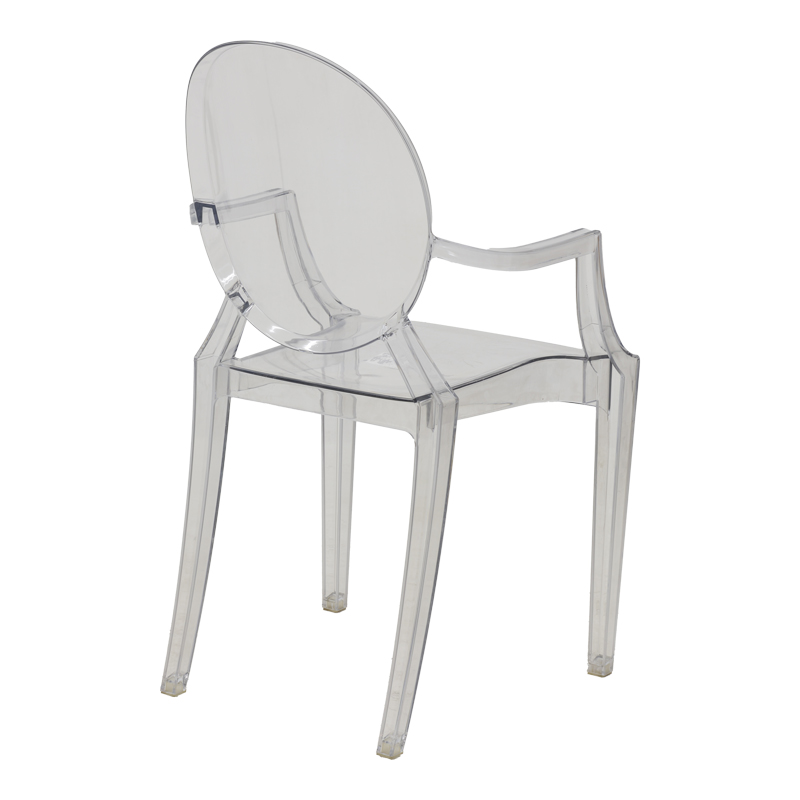 Стол Narova PC прозрачен 43x48x92см - Image 2