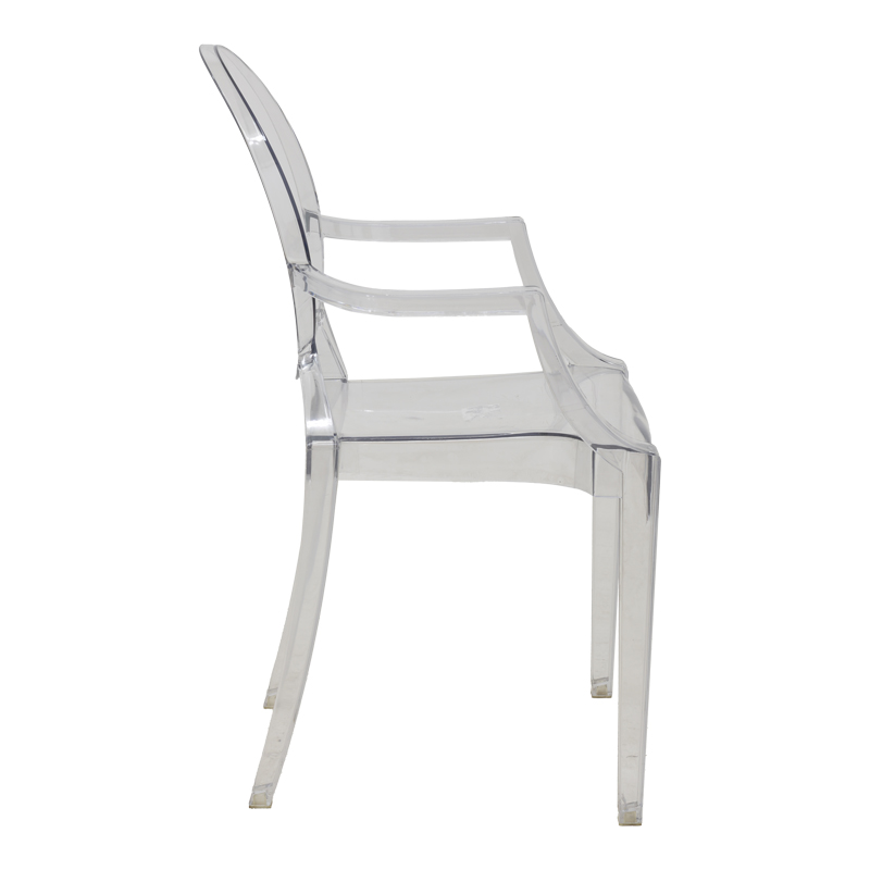 Стол Narova PC прозрачен 43x48x92см - Image 3