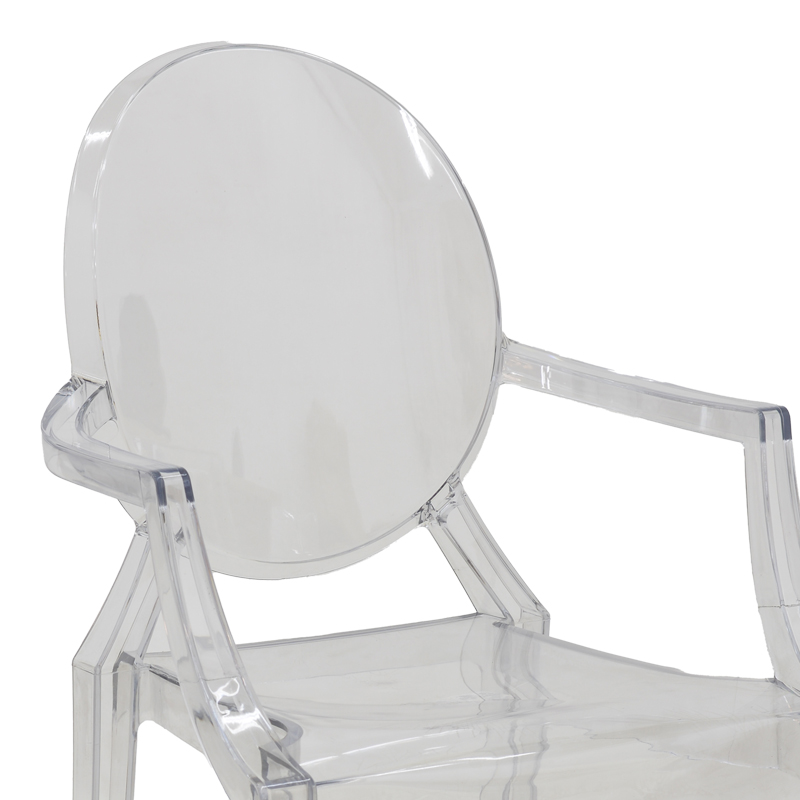 Стол Narova PC прозрачен 43x48x92см - Image 4