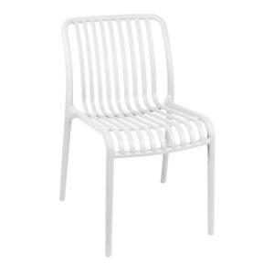 Zoi pp стол в бял нюанс 42x58x79см