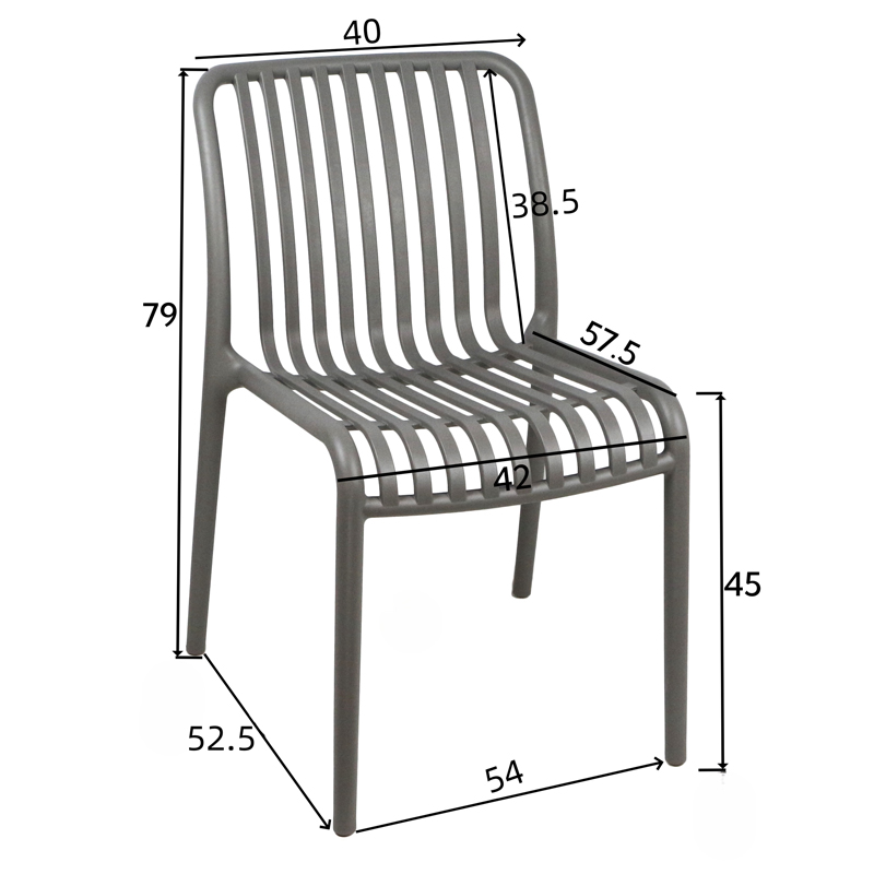 Бар стол Laudre pp в нюанс капучино 56x36x87см - Image 7