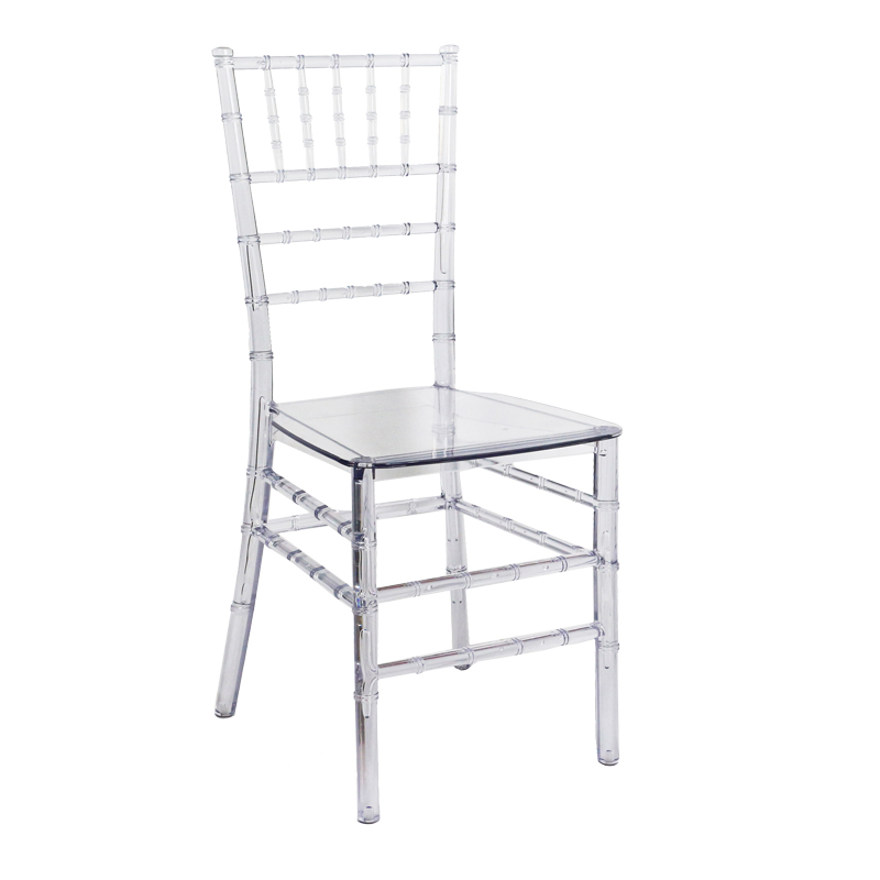 Tiffany стол прозрачен бр. 38.5x46x88см