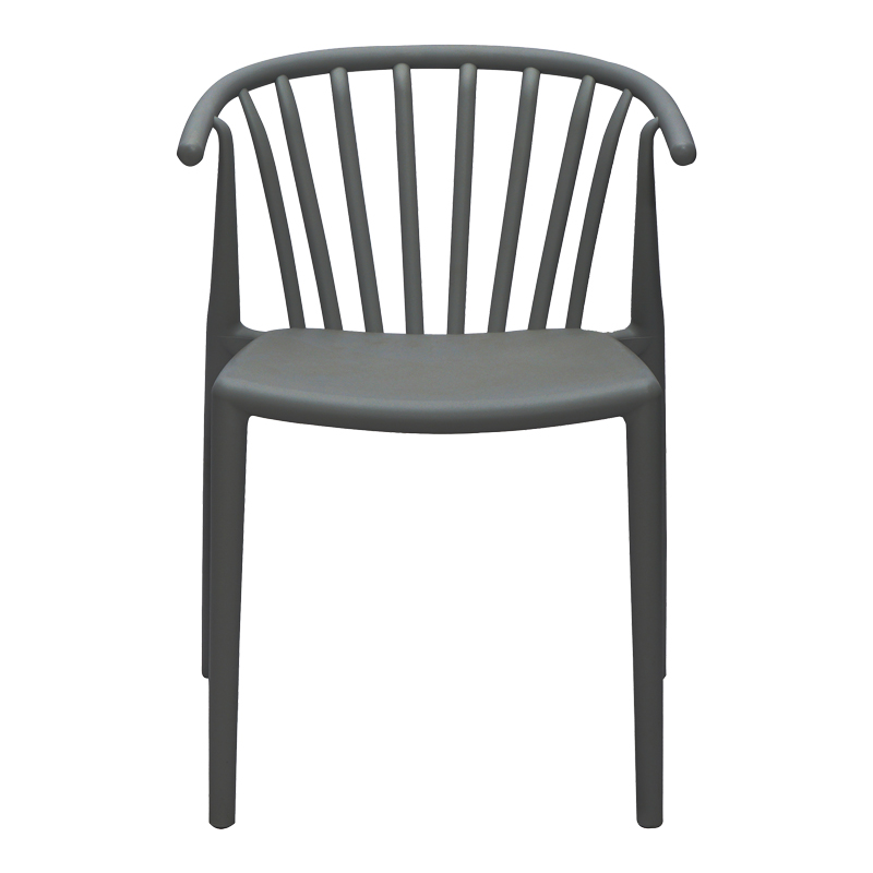 Градински стол Zelma в цвят антрацит 55x53x73cm - Image 4