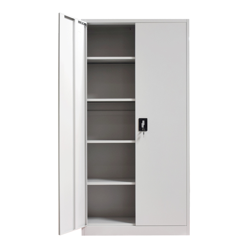 Метален гардероб Ugren в светло сив нюанс 90x40x180см. - Image 3