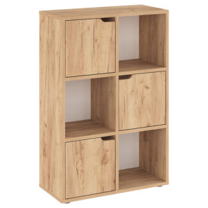 Библиотека Bookel в цвят дъб 59,5x27,5x89 см