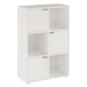 Етажерка Bookel в бял нюанс 59,5x27,5x89 см