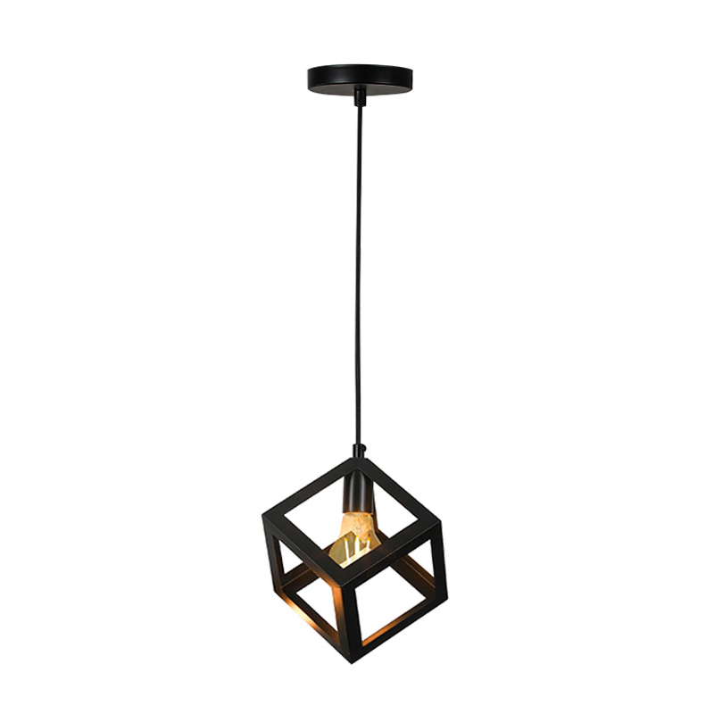 Плафон Kibe черен метал 22x28см