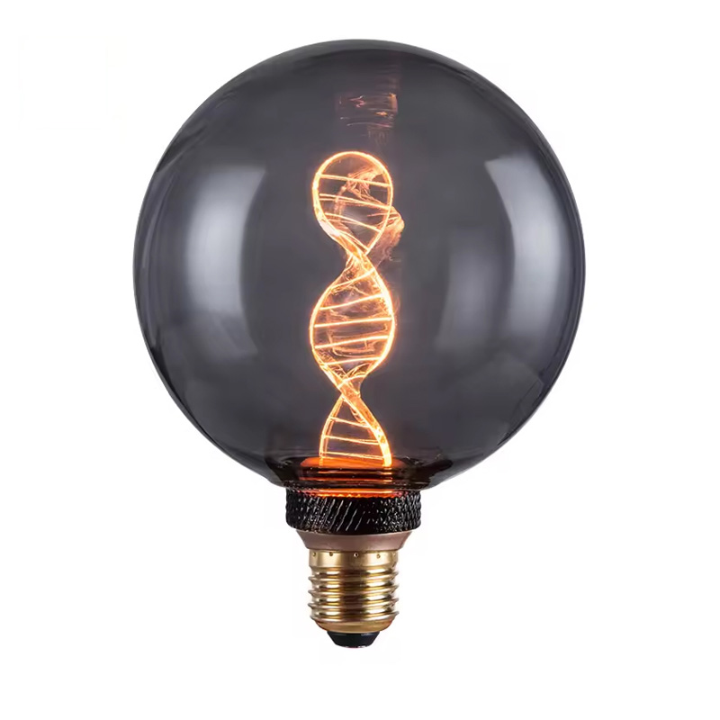 LED Лампа RN-DNA G125 3.5W E27 220-240V опушено сиво