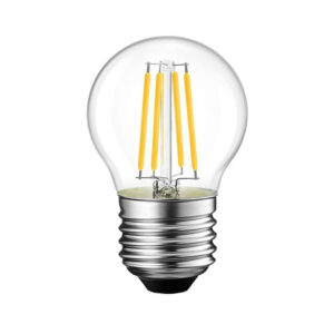 LED Лампа G45 6W 2700K E27 прозрачна