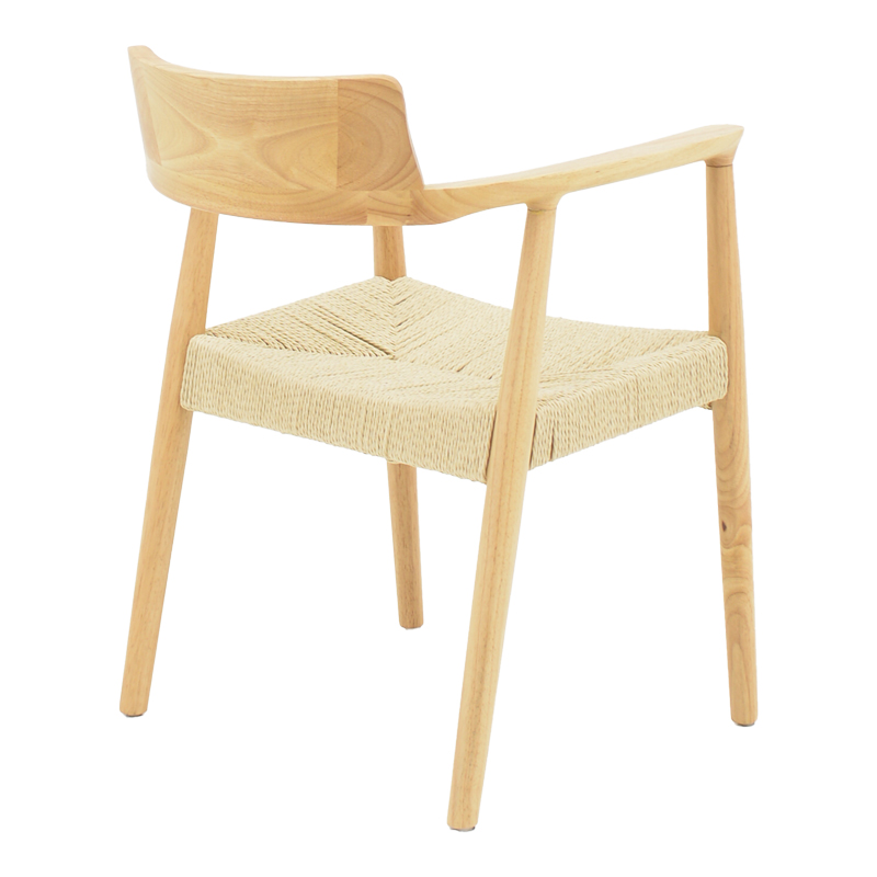 Стол Jojene с въже в естествен нюанс 58x54x79см - Image 2