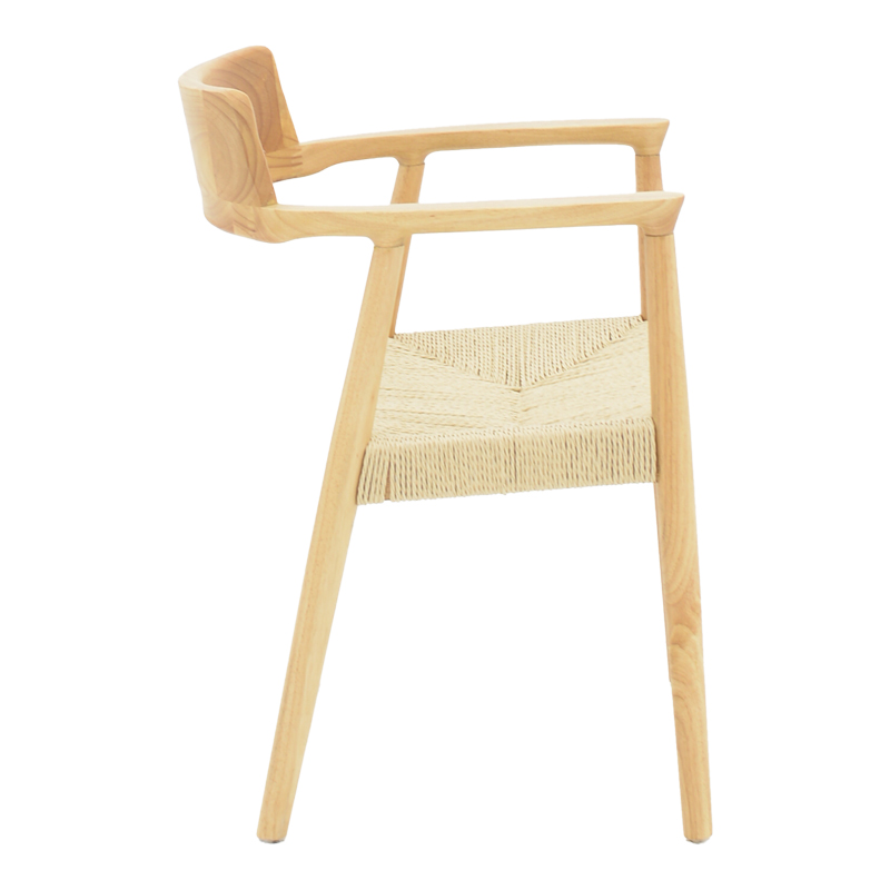 Стол Jojene с въже в естествен нюанс 58x54x79см - Image 3