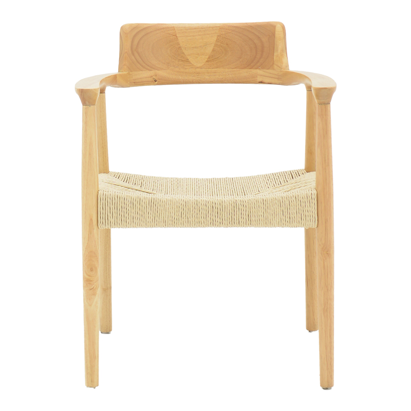 Стол Jojene с въже в естествен нюанс 58x54x79см - Image 4