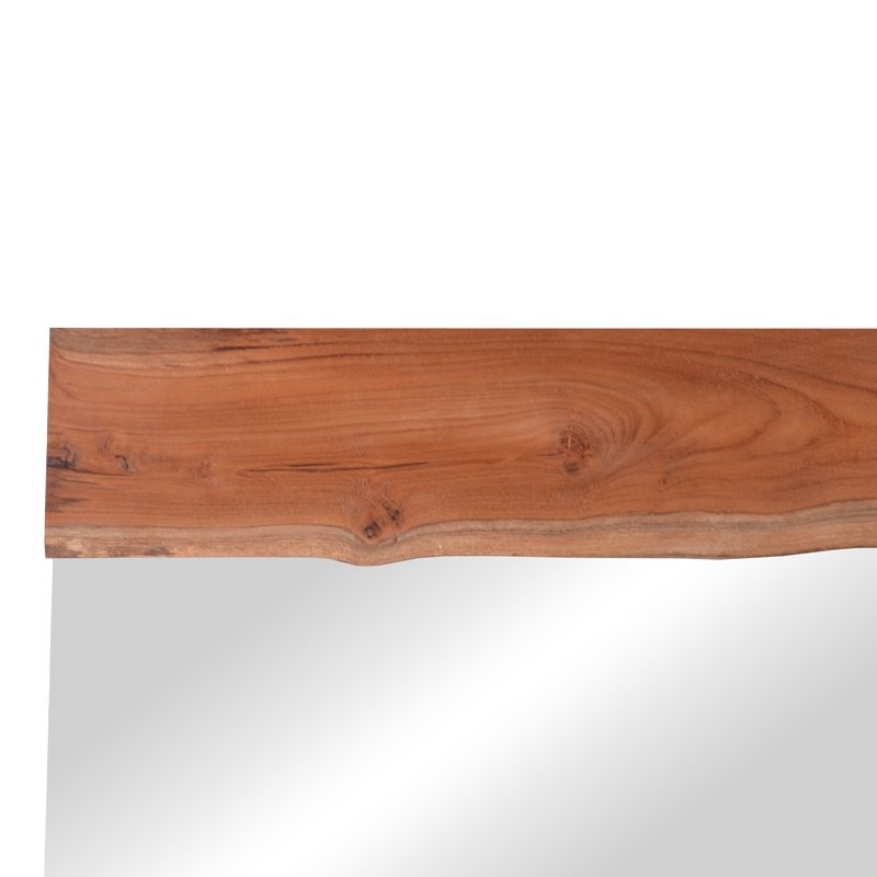 Огледало Riverine тиково дърво в естествен нюанс 120x80x4см - Image 2