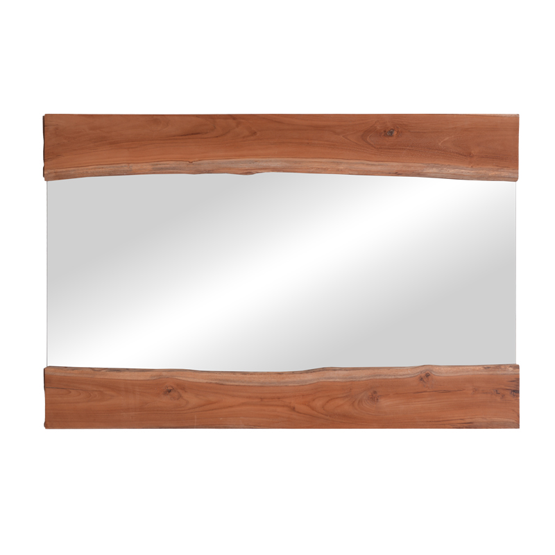 Огледало Riverine тиково дърво в естествен нюанс 120x80x4см