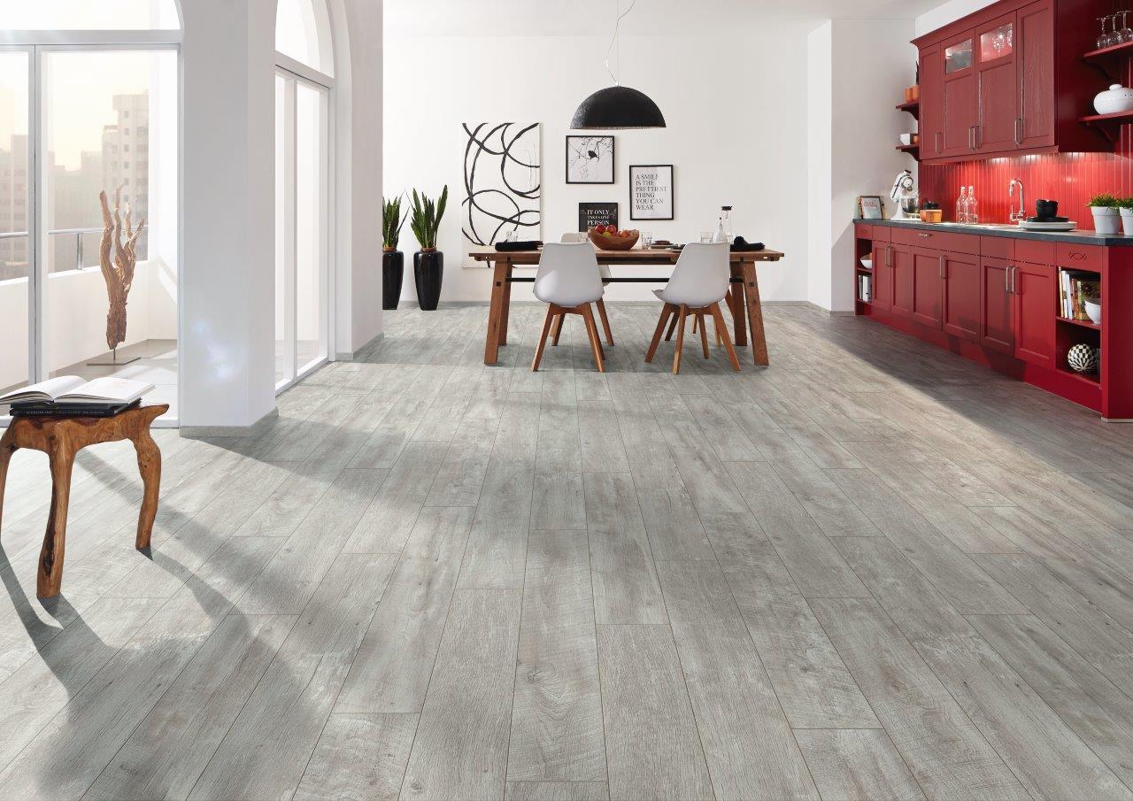 Ламиниран паркет K060 Alabaster Barnwood 8мм - Image 2