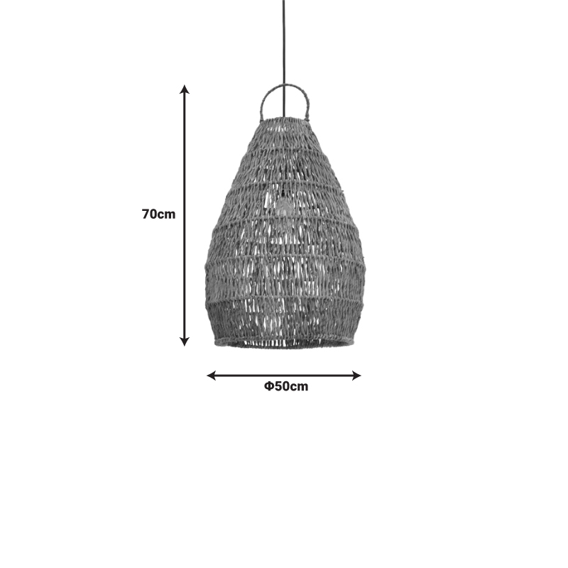 Плафон Kelog в естествен нюанс 50x50x70см - Image 3