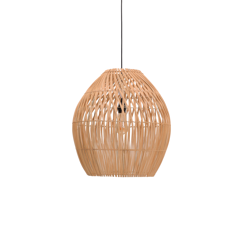 Плафон Irden ратан в естествен абажур Φ50x40см