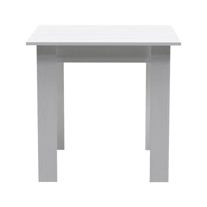 Маса Manka I в бял нюанс 80x80x77см - Image 2