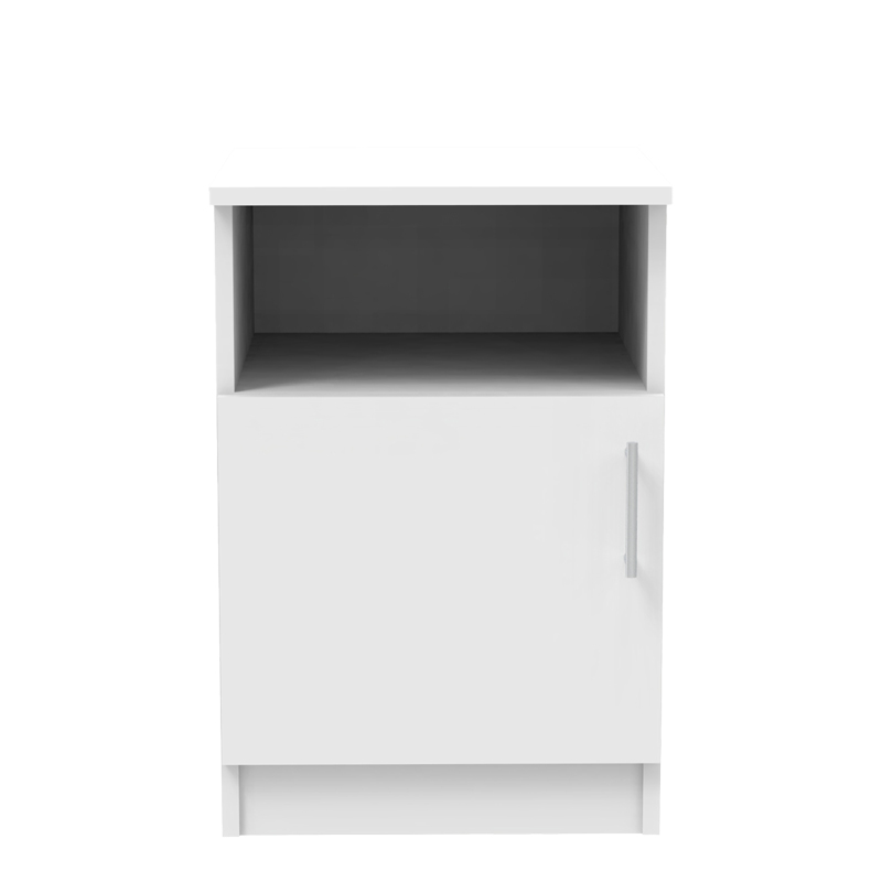 Нощно шкафче Galdi в бял нюанс 40x45x60см - Image 2