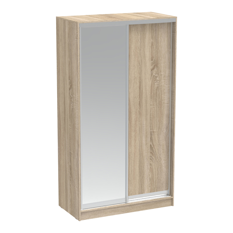 Двукрилен гардероб Korredor с огледало в цвят sonoma 120x60x220см