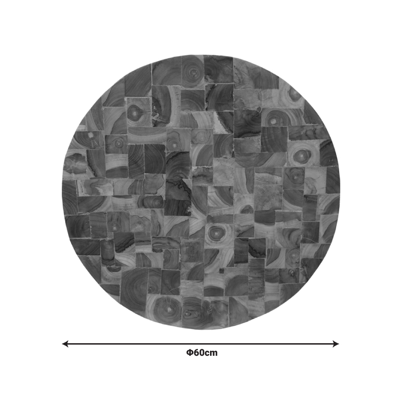 Декорация за стена Sorendine естествено дърво Φ60x6см - Image 3