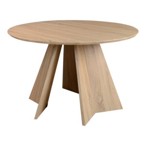Маса MDF в естествен нюанс Φ120x76см