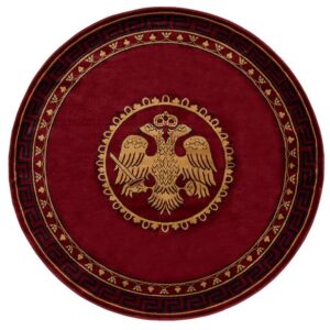 КИЛИМ АТОНС 2128А БОРДОВО РОТОНДА