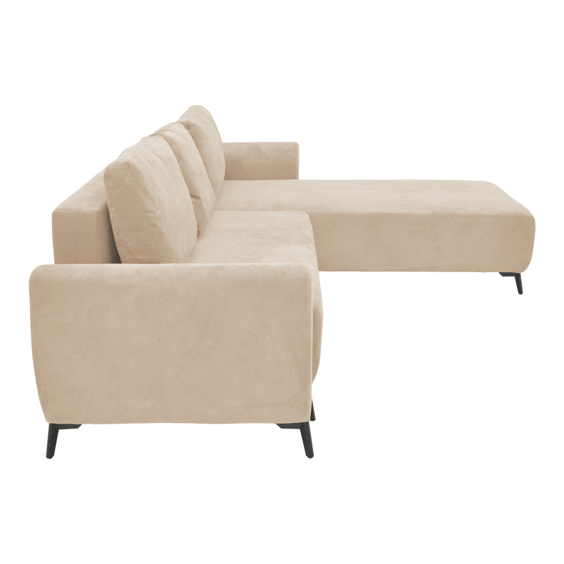 Триместен диван Settee с място за съхранение в бежов нюанс 286x204x93см - Image 4