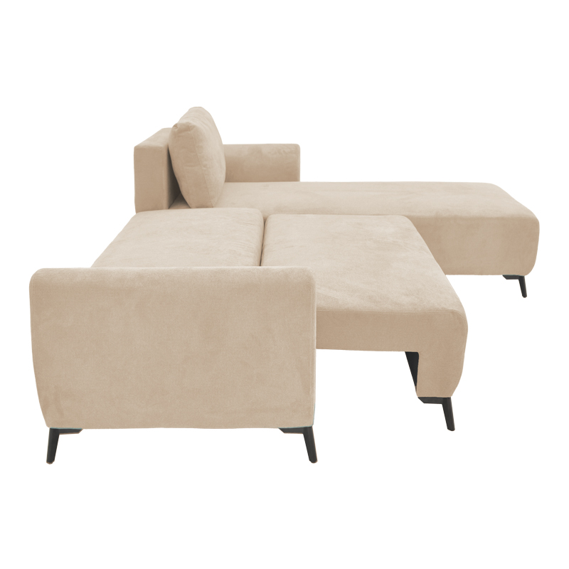 Триместен диван Settee с място за съхранение в бежов нюанс 286x204x93см - Image 5