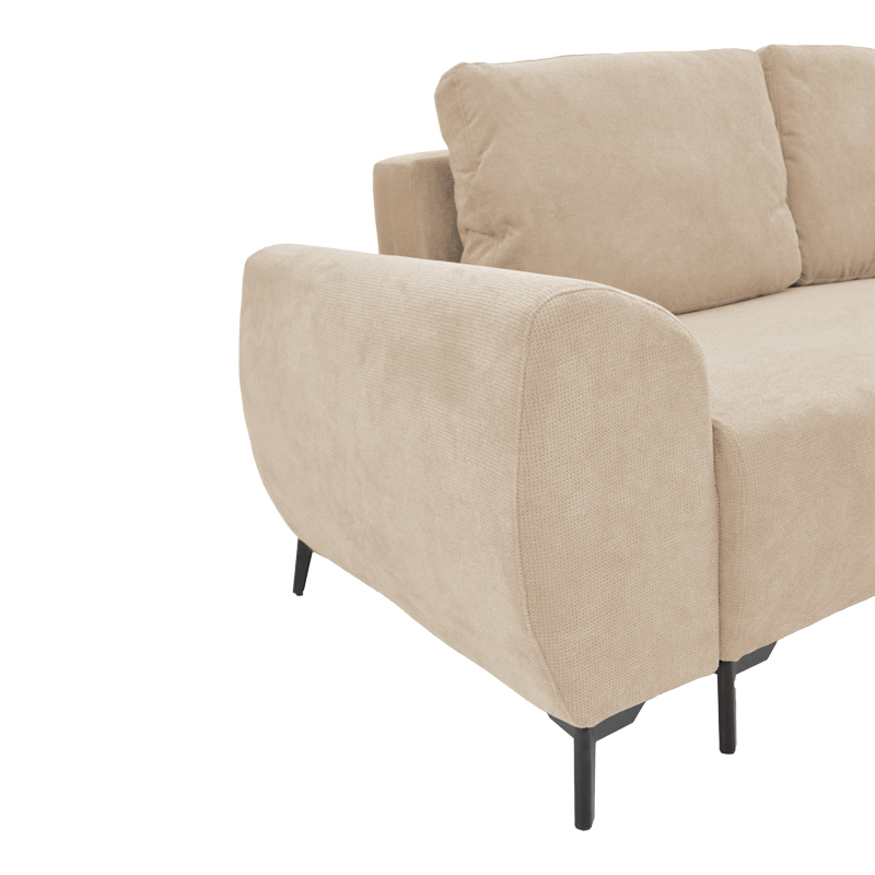 Триместен диван Settee с място за съхранение в бежов нюанс 286x204x93см - Image 7