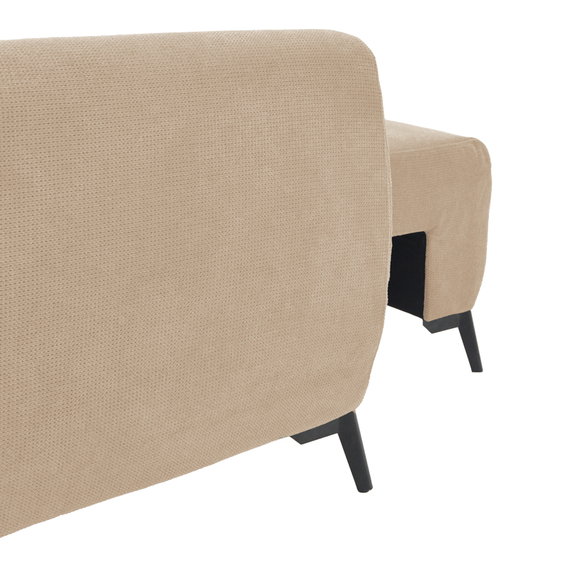 Триместен диван Settee с място за съхранение в бежов нюанс 286x204x93см - Image 8