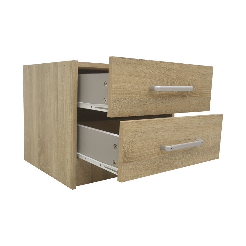 Нощно шкафче OLYMPUS с 2 чекмеджета в естествен нюанс 47,5x40,5x40,5см - Image 2