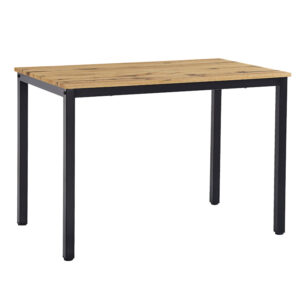Маса Witte MDF в нюанс sonoma с черен крак 110x70x76см