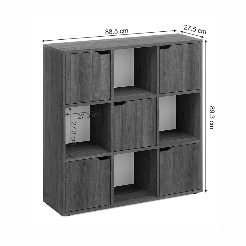 Етажерка Bookel в цвят орех 88.5x27.5x89.3cm - Image 5