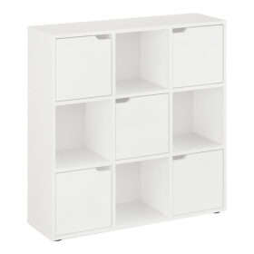 Етажерка Bookel в бял нюанс 88.5x27.5x89.3cm
