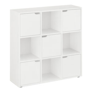Етажерка Bookel в бял нюанс 88.5x27.5x89.3cm