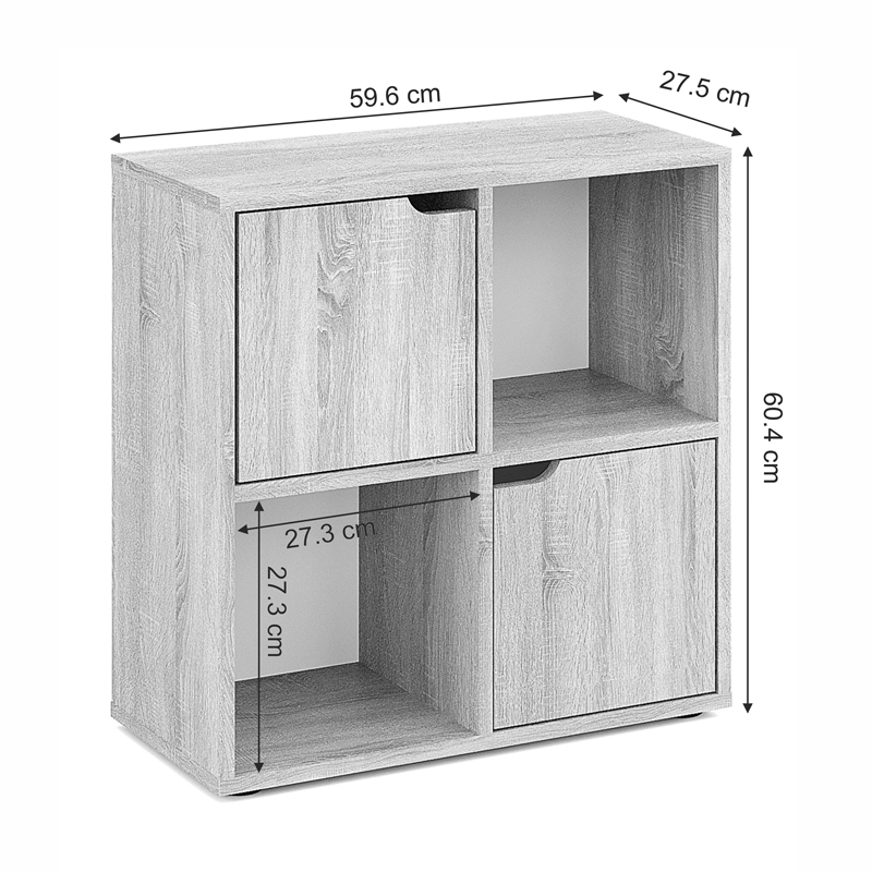 Етажерка Bookel в нюанс sonoma 59.6x27.5x60.4cm - Image 5