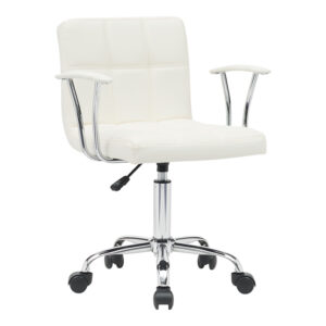 Офис стол Buleco в бял нюанс 56x46x74-86см