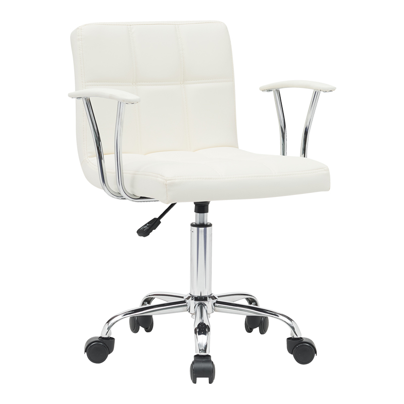 Офис стол Buleco в бял нюанс 56x46x74-86см