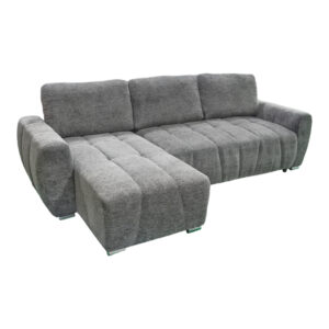 Ъглов диван Vivad плат в цвят антрацит 275x164x91см