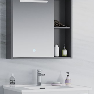 Огледало ISABEL LED 60см цвят АНТРАЦИТ