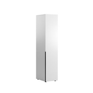 Шкаф тип колона Oryana с рафтове в бял нюанс 45x62x210см