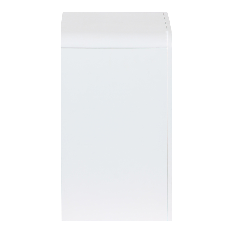 Нощно шкафче Zeplen MDF в бяло 40x30x53см - Image 4