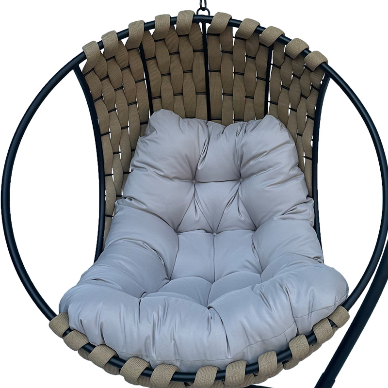 Люлка Nest с основа Makito в бежово-сив нюанс 100x105x195см - Image 4