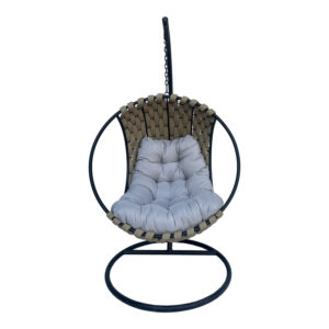 Люлка Nest с основа Makito в бежово-сив нюанс 100x105x195см