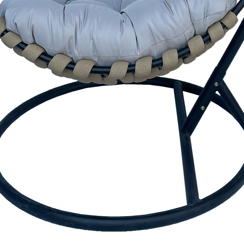 Люлка Nest с основа Makito в бежово-сив нюанс 100x105x195см - Image 6
