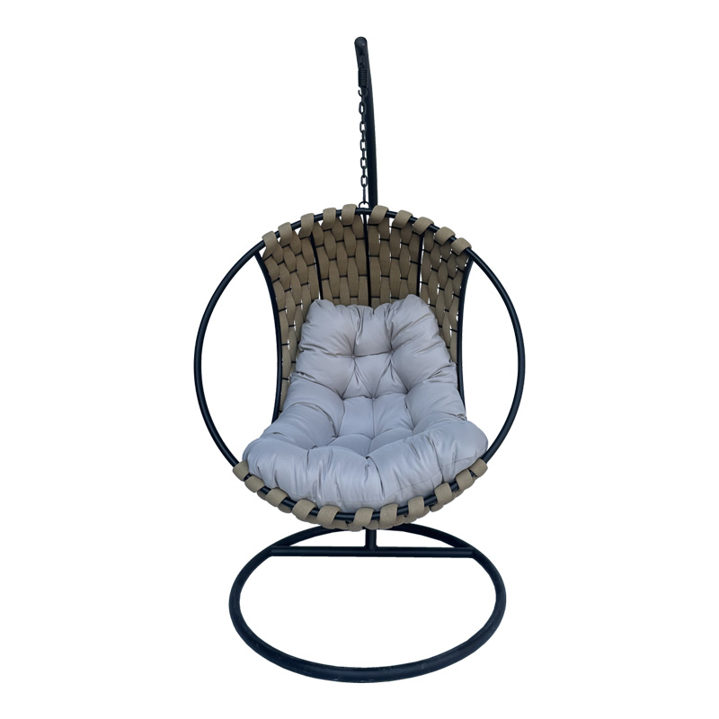Люлка Nest с основа Makito в бежово-сив нюанс 100x105x195см