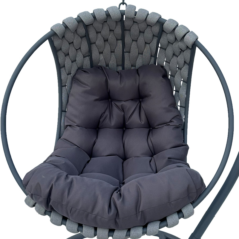 Люлка Nest с основа Makito в сив нюанс 100x105x195см - Image 4